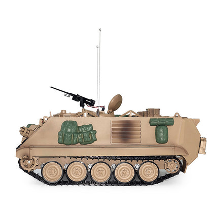 Tongde 1/16 RC Military Tank M2412-C M113A2 APC Turret Rotation 360 Degree Infrared LED Light Sound Remote Control Electric Toy