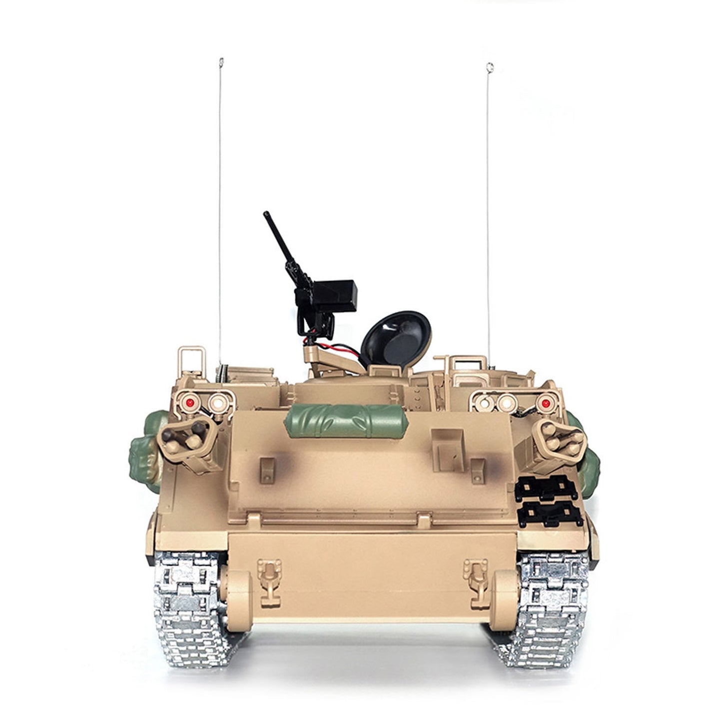 TD 1/16 RC Tank M2412-C M113A2 APC Infrared Turret Rotary 360 Degree Remote Control Electric Military Vehicle Metal Wheels