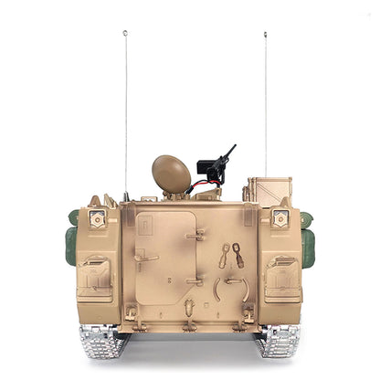 TD 1/16 RC Tank M2412-C M113A2 APC Infrared Turret Rotary 360 Degree Remote Control Electric Military Vehicle Metal Wheels
