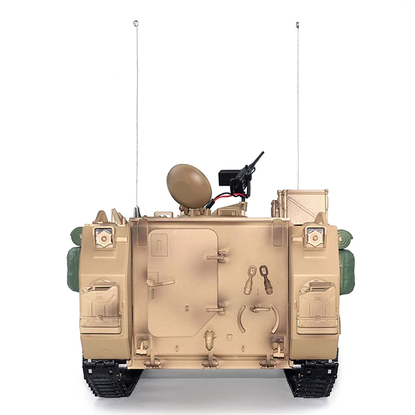 Tongde 1/16 RC Military Tank M2412-C M113A2 APC Turret Rotation 360 Degree Infrared LED Light Sound Remote Control Electric Toy