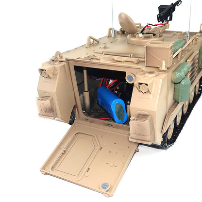 Tongde 1/16 RC Military Tank M2412-C M113A2 APC Turret Rotation 360 Degree Infrared LED Light Sound Remote Control Electric Toy