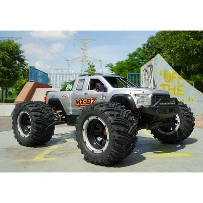 ZD Racing 1/7 4X4 Remote Control Monster Truck MX-07 All-Terrain Tire Roll Cage Metal Center Differential RC Model Car No Battery