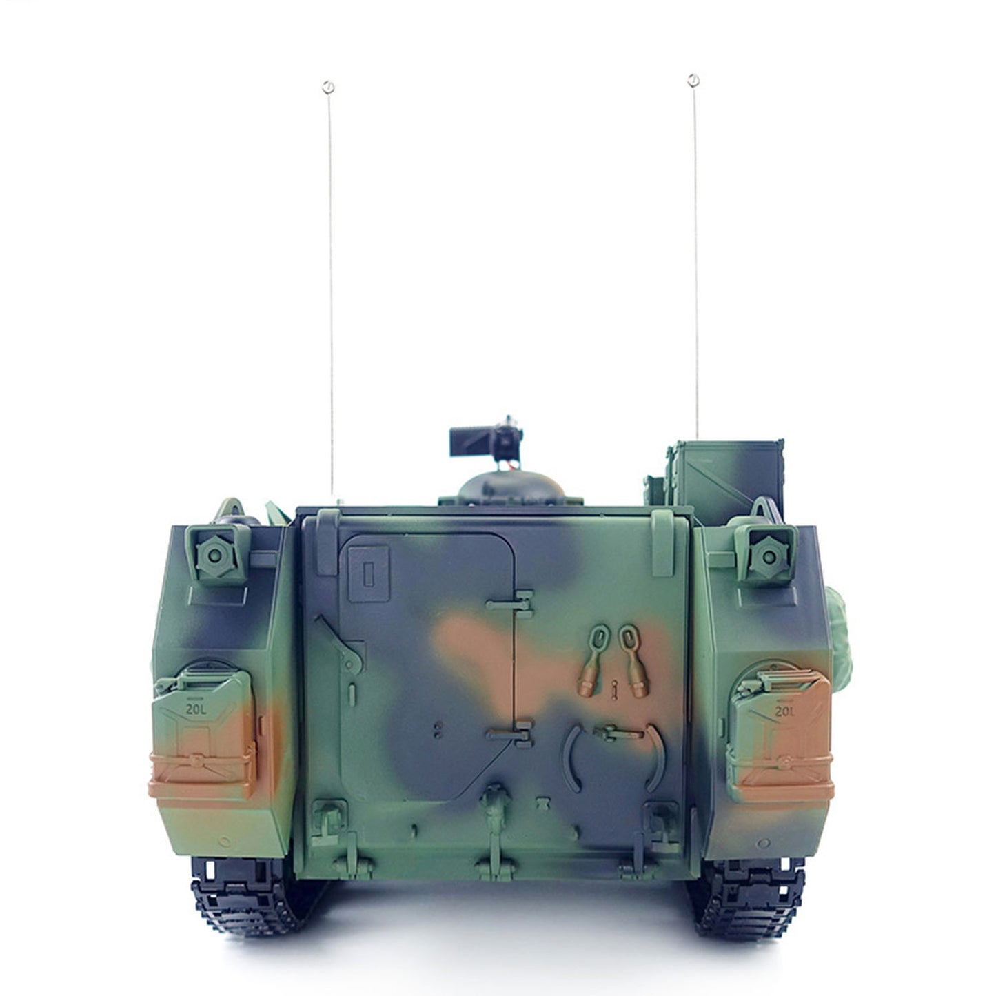 Infrared System Tongde RC Tank 1/16 M113A2 Rotating Turret Headlight Sounds Plastic Hull Metal Transmission Battery Ready to Run