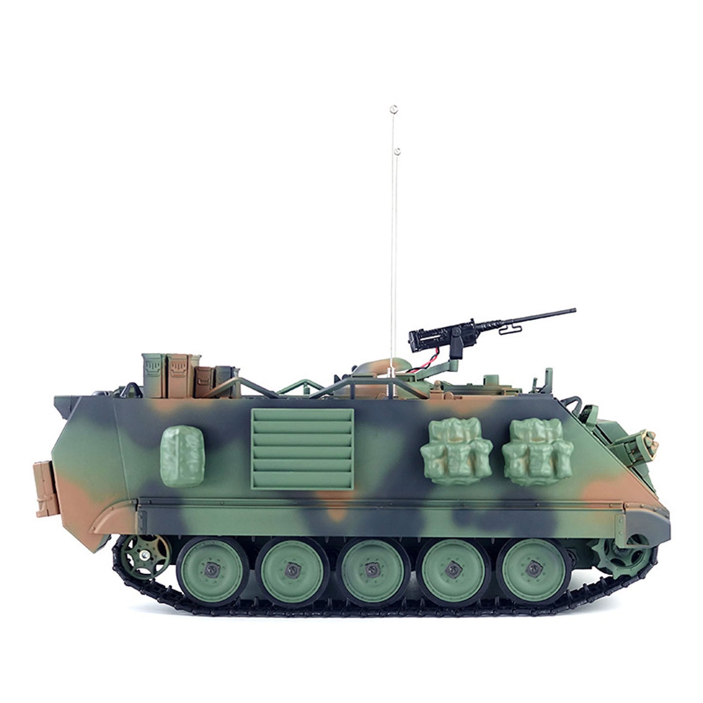 Infrared System Tongde RC Tank 1/16 M113A2 Rotating Turret Headlight Sounds Plastic Hull Metal Transmission Battery Ready to Run