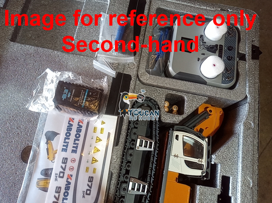 Free Shipping Second Hand US Stock 1/18 Kabolite 5901 100S Electric Lifting RC Excavator Flysky Remote Control Digger Engineering Vehicle Electric Ripper Hammer