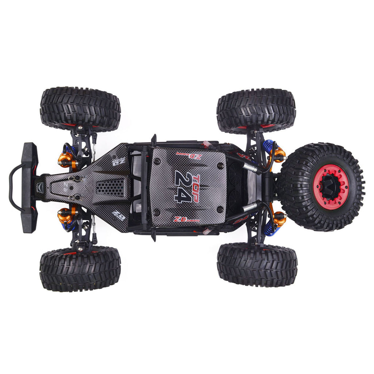 TOUCAN RC HOBBY ZD Racing 1/10 DBX 104 Radio Controlled Off Road Car Spare Tire Version 4WD Electric RC Desert Racer Metal Oil Filled Shocks