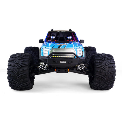 ZD Racing 1/7 Remote Control Big Tire Truck MX-07 Hobbywing Brushless 160A ESC Metal Shock Absorber AWD High Speed RC Model Car