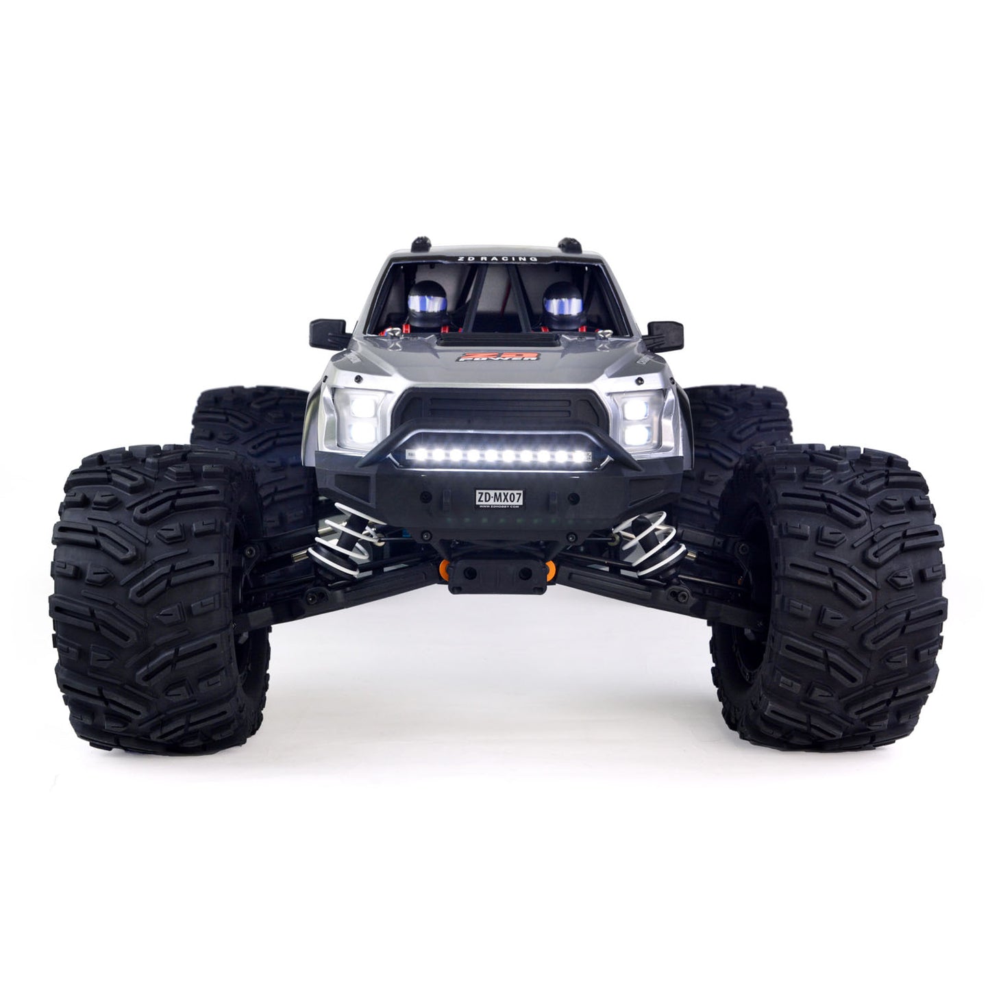 ZD Racing 1/7 4X4 Remote Control Monster Truck MX-07 All-Terrain Tire Roll Cage Metal Center Differential RC Model Car No Battery
