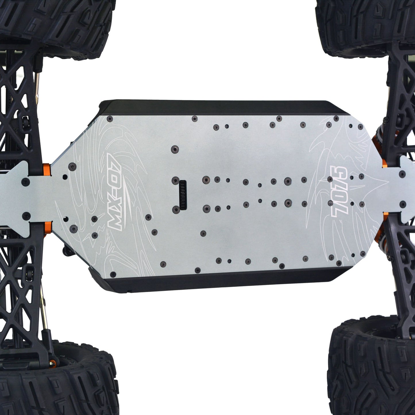 ZD Racing 1/7 4X4 Remote Control Monster Truck MX-07 All-Terrain Tire Roll Cage Metal Center Differential RC Model Car No Battery