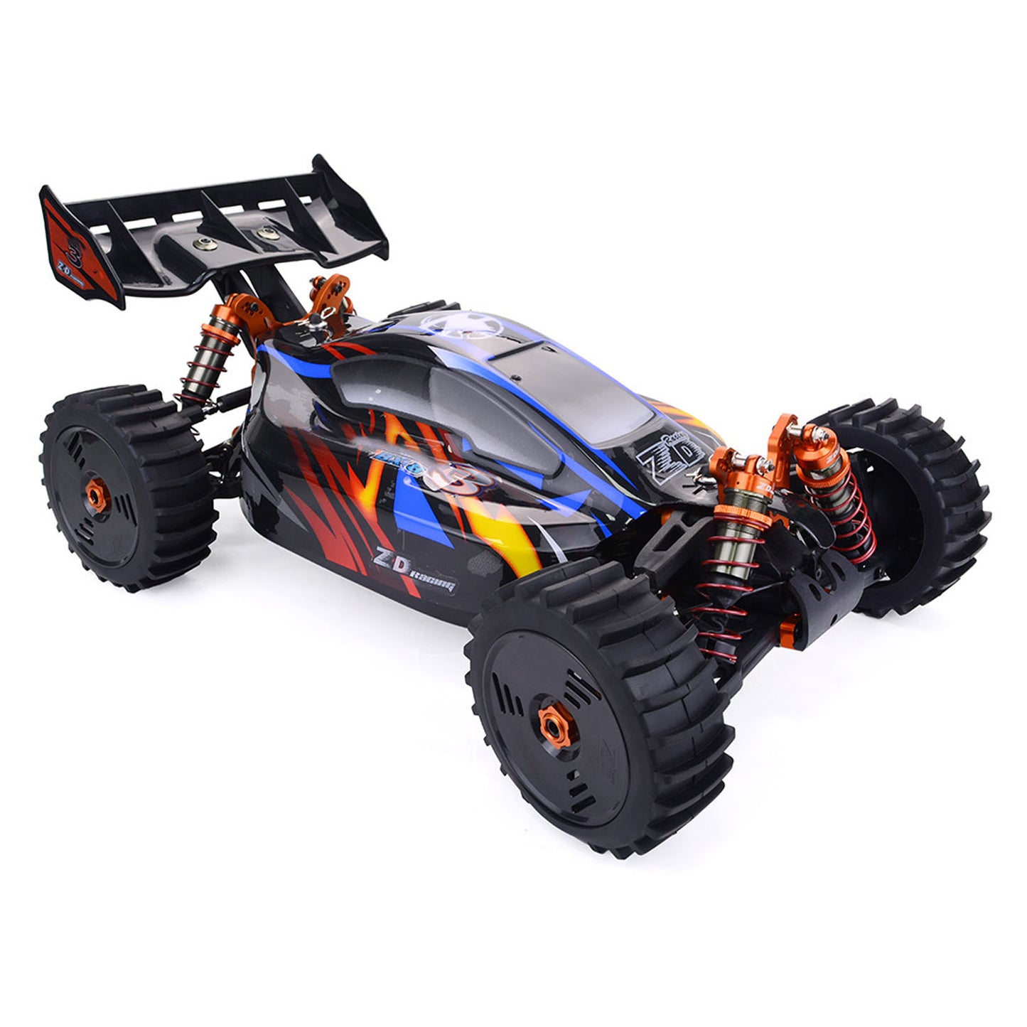 ZD Racing 1:8 High Speed RC Off Road Car 100KM/H 9020 V3 4*4 Wireless Control Buggy 08421 Oil Filled Metal Shocks Transmitter