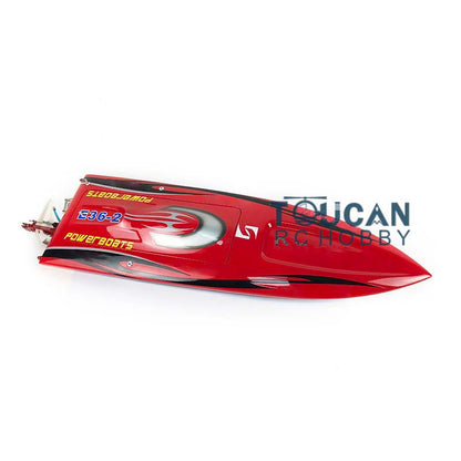 E36 Fiber Glass 2.4Ghz Electric Race PNP RC Boat W/ Motor Servo ESC Hardware W/O Battery DIY Model 845*245*130mm 75-80km/h