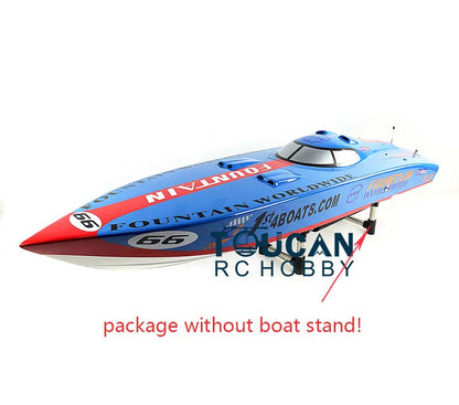 G26IP1 26CC Blue Red White Fiber Glass Gasoline Race ARTR RC Boat DIY Model Shaft Water Cooling System 45-50km/h 1280*340*245 mm