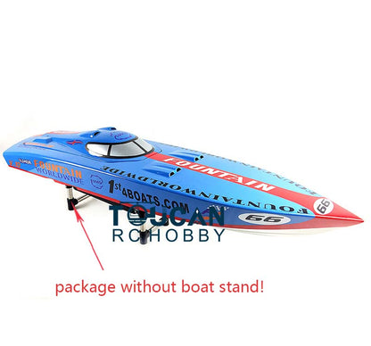 G26IP1 26CC Blue Red White Painted Gasoline KIT RC Racing Boat Hull for Advanced Player DIY Model Adult Toy Present 1280*340*245mm