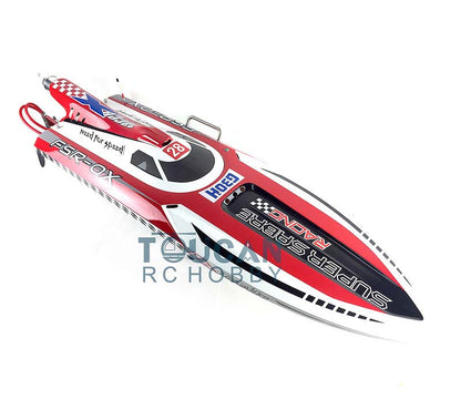 G30H 30CC Fiber Glass Deep-V Monohull Gasoline ARTR Racing RC Boat Saber DIY Model Engine ShaftHardware 1380x390x320mm 70km/h Gift