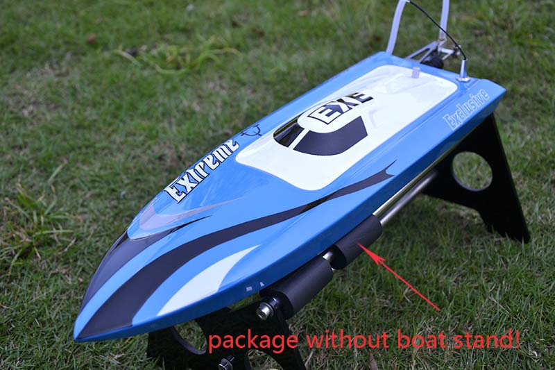 M455 Millet Fiber Glass Prepainted Mini Electric Racing PNP RC Boat W/ Motor Servo ESC Hardware DIY Model 390*125*78mm 50km/h
