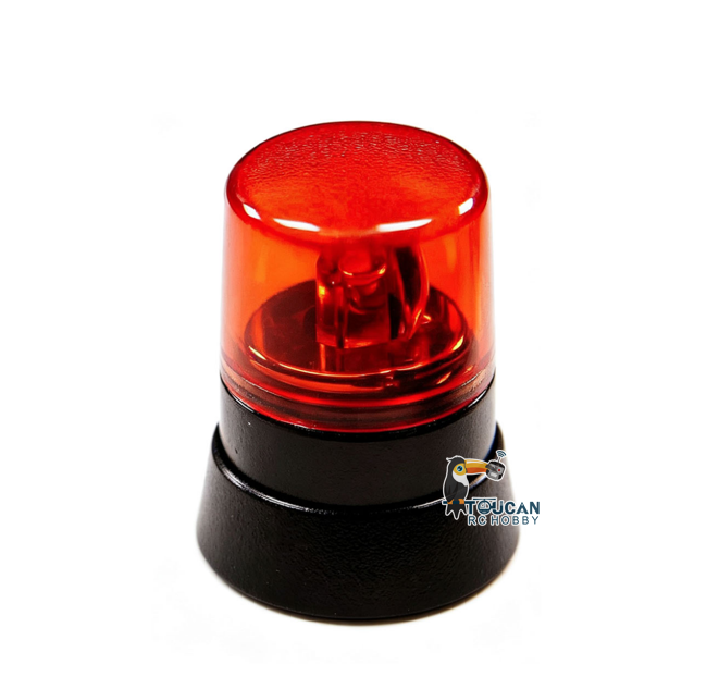 TOUCAN RC HOBBY 1/14 RC Construction Machinery Cab Roof Rotary Warning Lamp LED Lights for Excavator Loader Dump Truck Model Upgrade