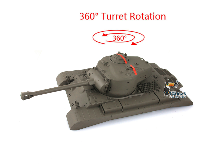 TOUCAN RC HOBBY Henglong 1/16 Scale USA M26 Pershing RC Tank 3838 Upper Hull W/ 360 Degree Turret