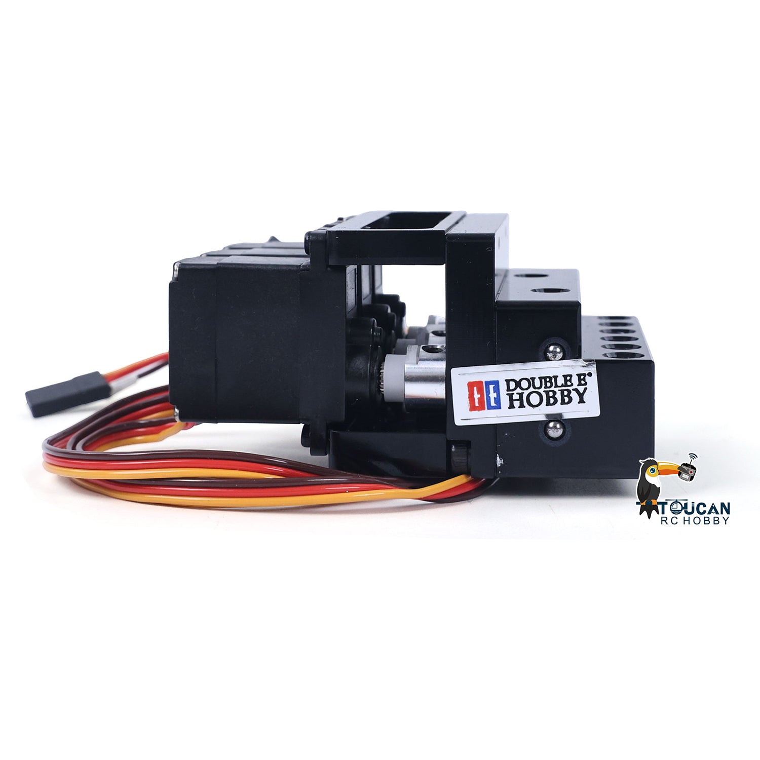 DoubleE 1/14 Volvo EC160E RC Hydraulic Excavator DoubleE Hobby Servo Side View