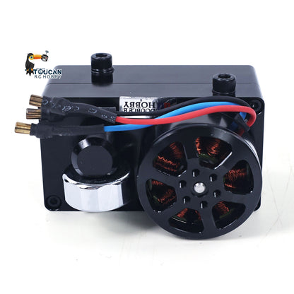 DoubleE 1/14 Volvo EC160E RC Hydraulic Excavator Hydraulic Pump Motor Assembly with Fan