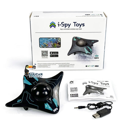 Fast Free Shipping RC Phone Controlled Spy Boat RTR Mini Toy Camera Video App Wi-Fi Ship Gift for Kids