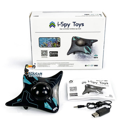 Fast Free Shipping RC Phone Controlled Spy Boat RTR Mini Toy Camera Video App Wi-Fi Ship Gift for Kids