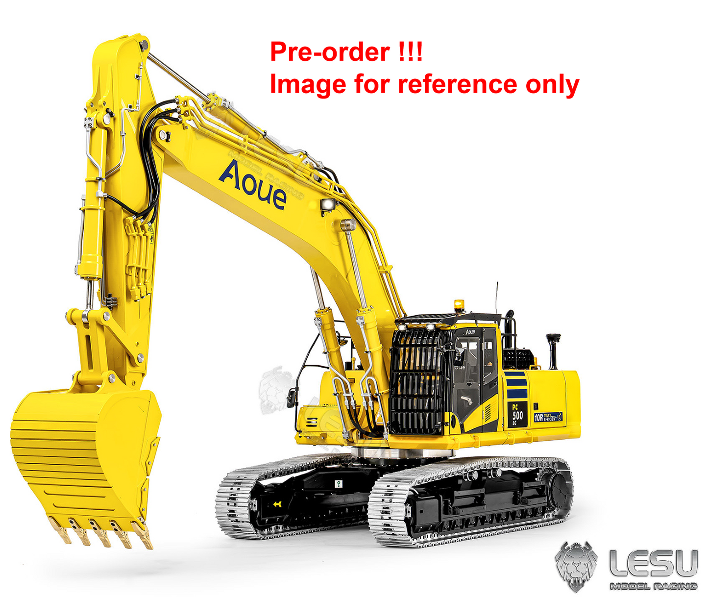 New Pre-Order Deposit LESU 1/14 PC500 Hydraulic RC Excavator with 7 Ways Valves 360 Degree Rotation for Construction Vehicle Enthusiast
