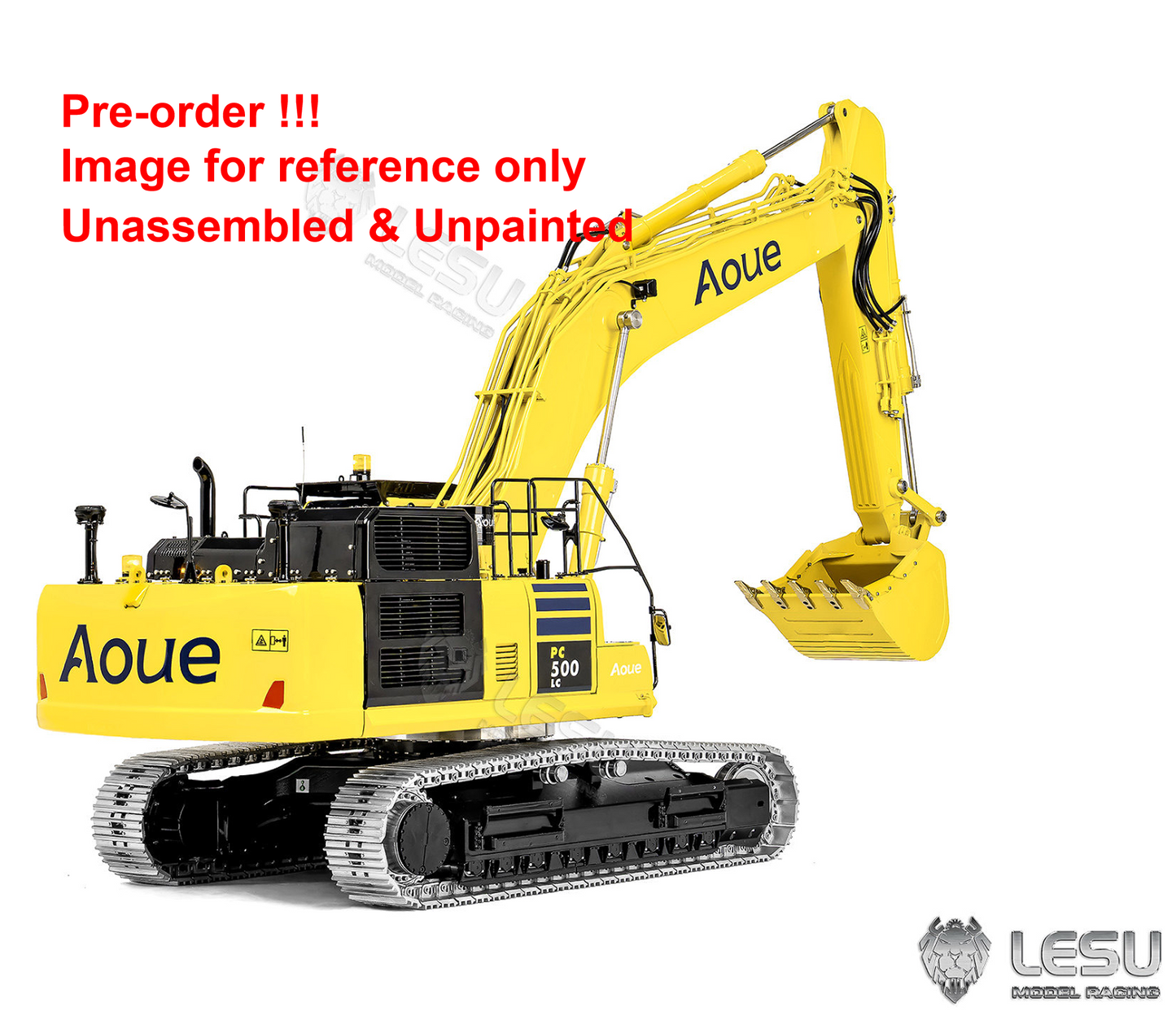 New Pre-Order Deposit LESU PC500 1/14  Hydraulic RC Excavator with 7 Ways Valves 360 Degree Rotation for Model Modification Enthusiast