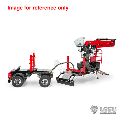New Arrival Deposit LESU A0052 Z0073 1/14 RC Timber Crane Carrier Forestry Transport Vehicle Long Log Trailer with Hydraulic Support Legs