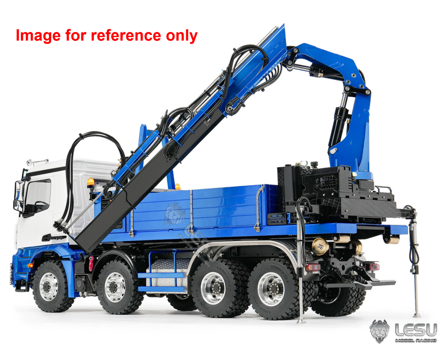 TOUCAN RC HOBBY LESU Z0108 1/14 RC Hydraulic Roll On off Dumper Truck Crane Unassembled Plastic Cabin Metal 8x8 Chassis Tipper Axles Lock 2+7CH Valve