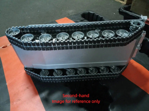 Second Hand US Stock Metal Chassis with Driving Gearbox Road Wheels Speaker Switch for Henglong 1/16 RC Battle Tank USA Abrams M1A2 3918 Model
