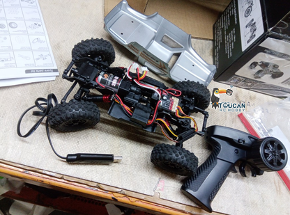 Fast Free Shipping Second Hand US STOCK 1/18 4x4 RC Car Rock Crawler Electric Off-road Vehicles Hobby Plus CR18P Fighter Toy Model for Adults