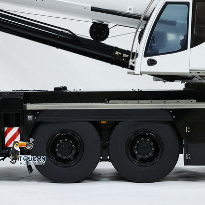Eyewhale D1350 LTM1350 1/14 Metal RC Hydraulic Mobile Crane Truck PNP Heavy Construction Vehicle