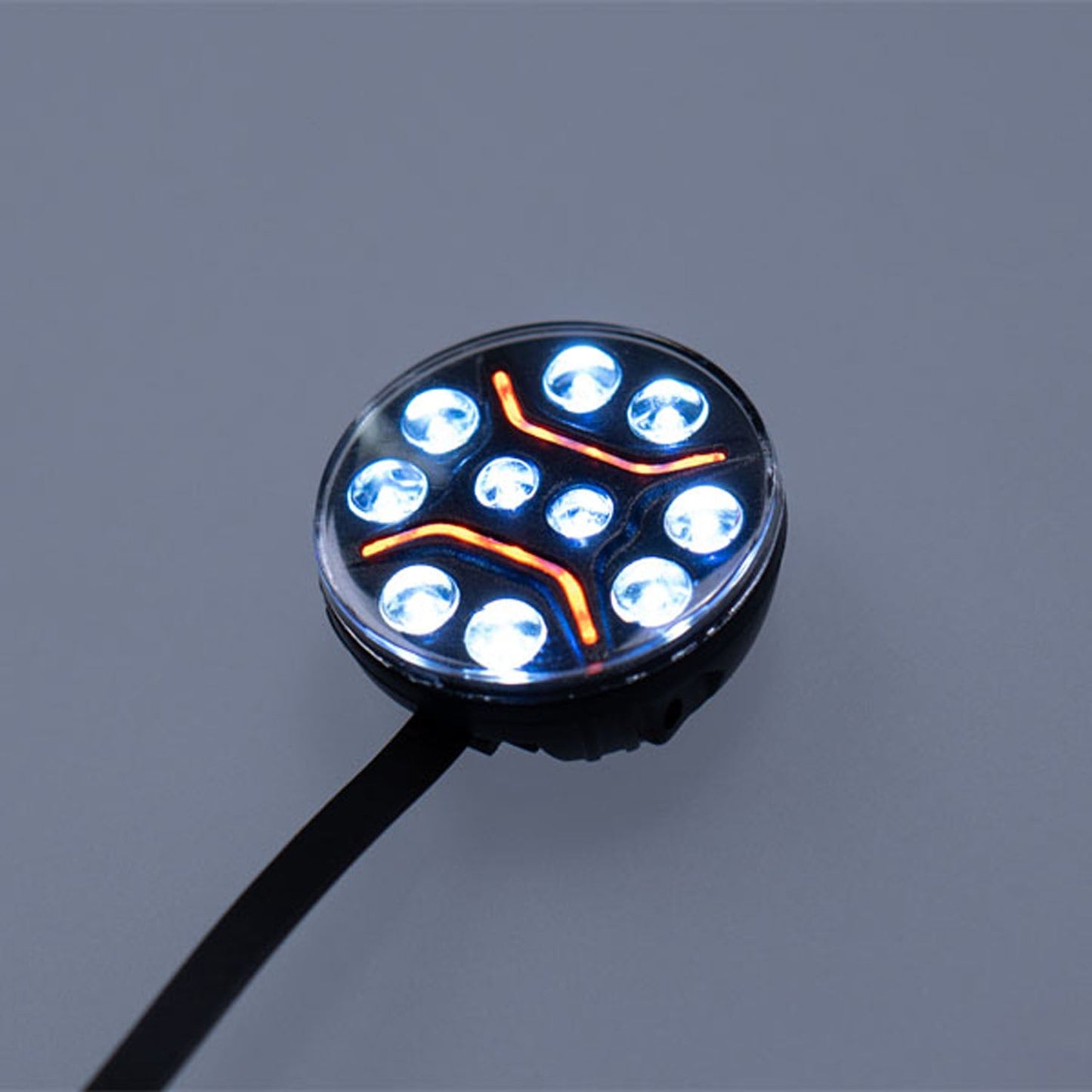 5V LED Spotlight Lamp Plastic Head Lamp for DIY TAMIYA 1/14 RC Tractor Truck 770S R620 Crawler Off Road Car Excavator Tipper