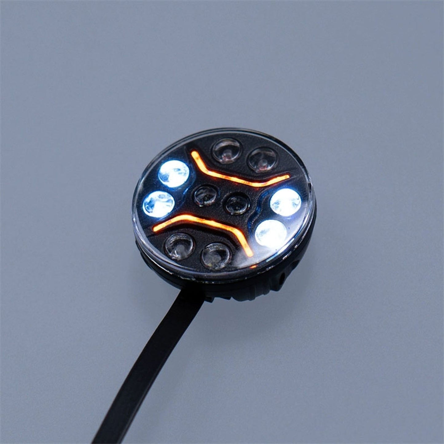 5V LED Spotlight Lamp Plastic Head Lamp for DIY TAMIYA 1/14 RC Tractor Truck 770S R620 Crawler Off Road Car Excavator Tipper