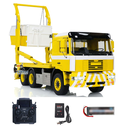 F2000 6X4 metal hydraulic swing arm tipper toucan paint 2 speed gearbox PL18EVLite remote control
