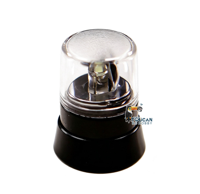 TOUCAN RC HOBBY 1/14 RC Construction Machinery Cab Roof Rotary Warning Lamp LED Lights for Excavator Loader Dump Truck Model Upgrade