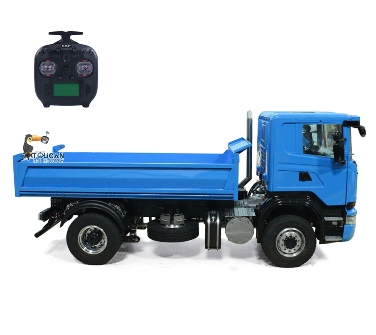 TOUCAN RC HOBBY LXY 1/14 4x4 RC Hydraulischer Muldenkipper ferngesteuerter Metall-Kipper elektrisches Modell mit 3-Gang-Schaltgetriebe