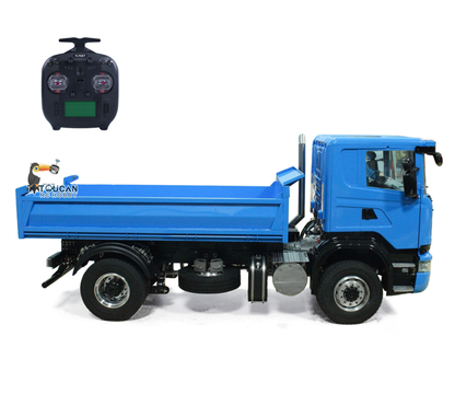 TOUCAN RC HOBBY LXY 1/14 4x4 RC Hydraulischer Muldenkipper ferngesteuerter Metall-Kipper elektrisches Modell mit 3-Gang-Schaltgetriebe