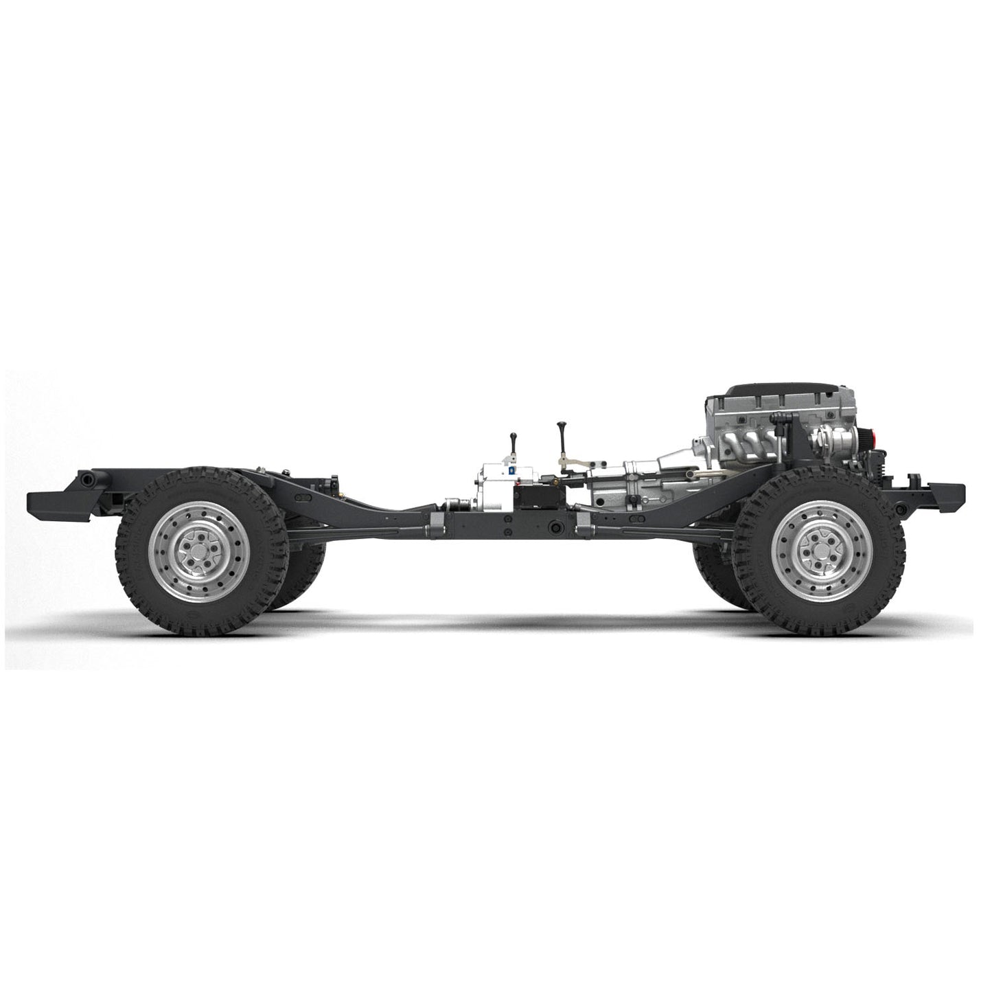 In Stock CAPO 1/8 RC Off Road Car Painted Kit CNC Metal Car Shell Differential Locks Openable Doors 2Speed Gearbox No Electronic Parts