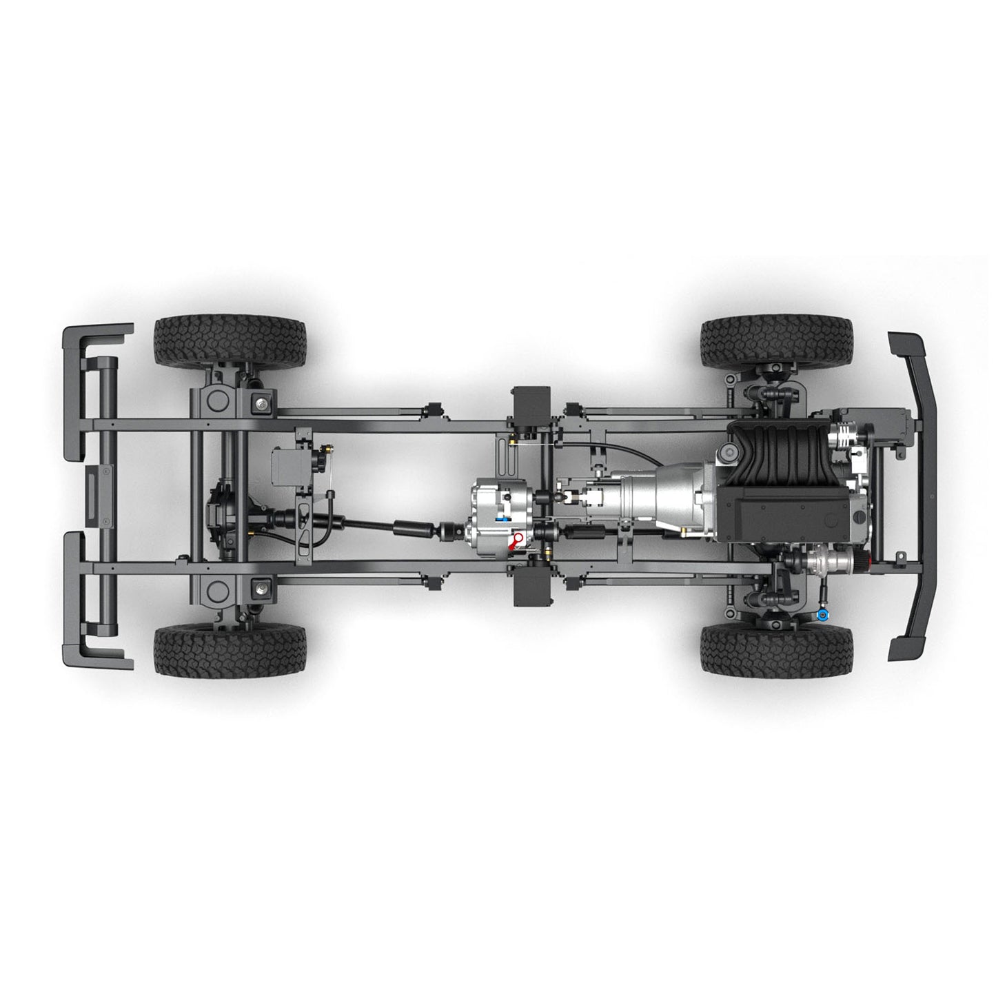 In Stock CAPO 1/8 RC Off Road Car Painted Kit CNC Metal Car Shell Differential Locks Openable Doors 2Speed Gearbox No Electronic Parts