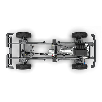 In Stock CAPO 1/8 RC Off Road Car Painted Kit CNC Metal Car Shell Differential Locks Openable Doors 2Speed Gearbox No Electronic Parts