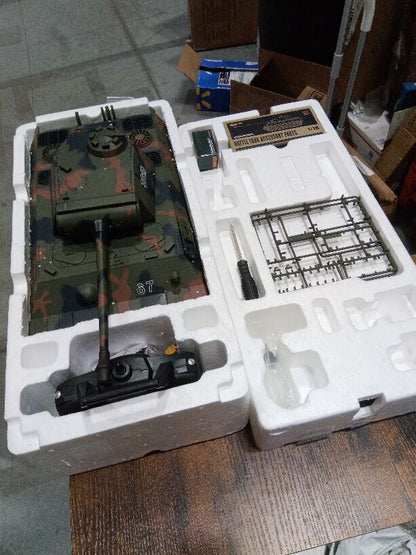 Second Hand US Stock Fast Free Shipping 2.4Ghz Henglong 1/16 7.0 Plastic 3819 German Panther V RTR RC Tank Model BB Unit Infrared Combat Smoke