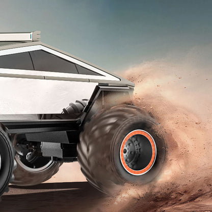 In Stock 1/14 RC 4*2 Off Road Vehicle Q202 2.4GHz Electric Remote Control Pickup Truck Alloy Shell LED Lights Sound Battery Ready to Go