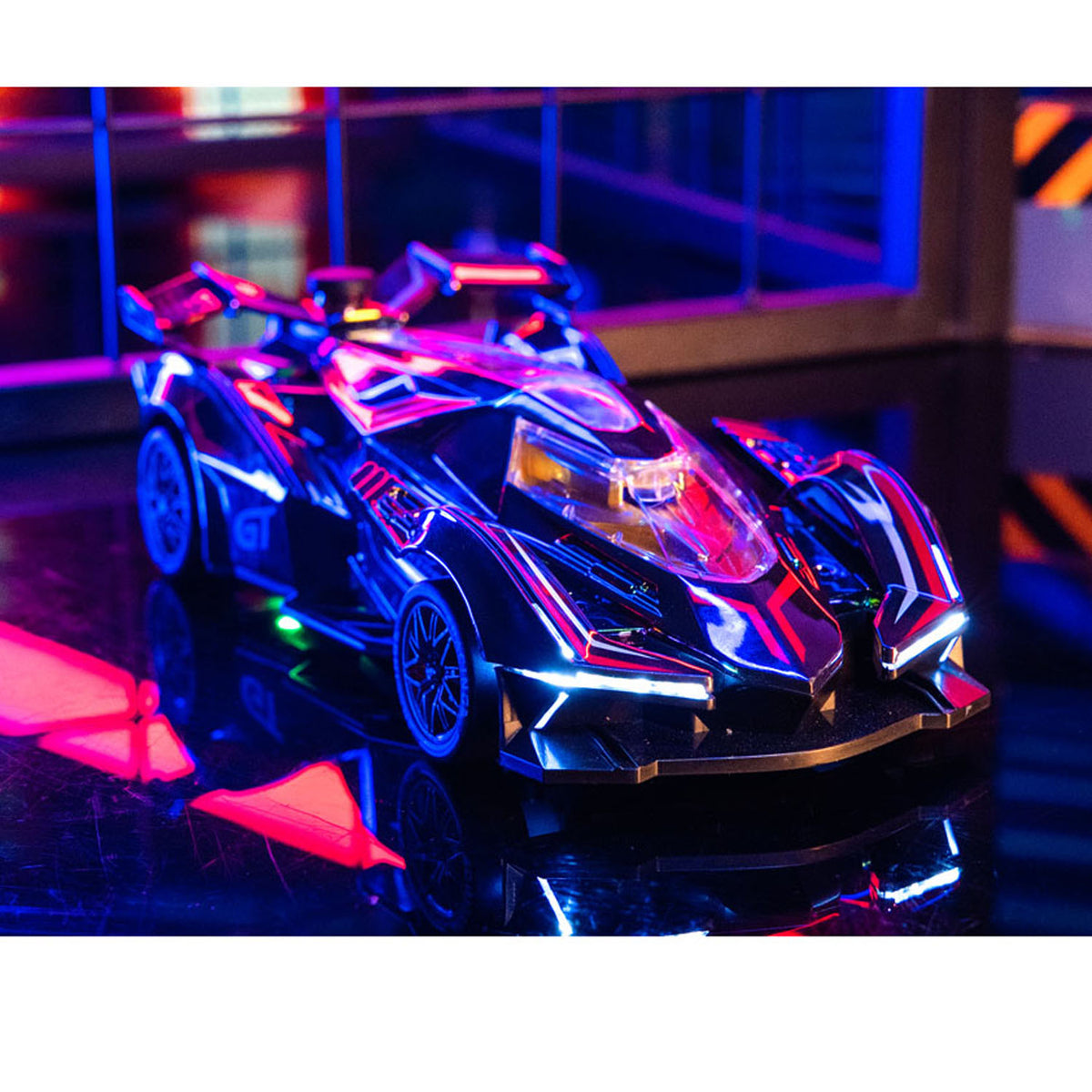 TOUCAN RC HOBBY 1/24 JJRC Q219 2.4G RC Racing Vehicle Lights Spray Drift Car RTR Toys All Wheel Drive Remote Control High Speed Model Battery