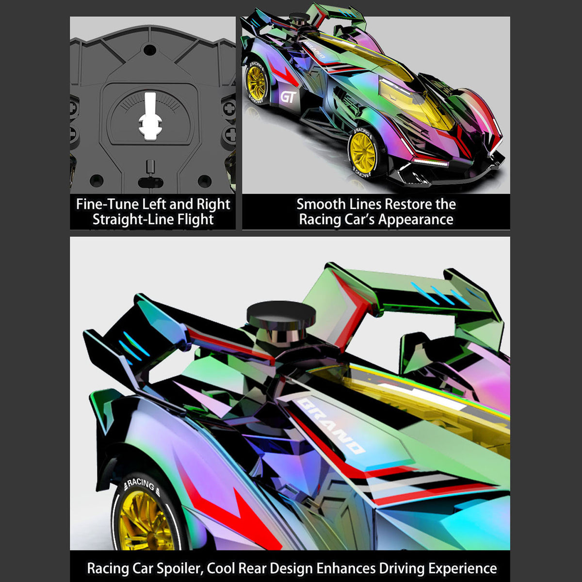TOUCAN RC HOBBY 1/24 JJRC Q219 2.4G RC Racing Vehicle Lights Spray Drift Car RTR Toys All Wheel Drive Remote Control High Speed Model Battery