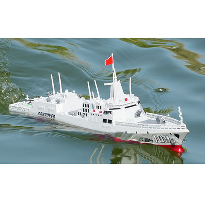TOUCAN RC HOBBY JJRC S28 RC Warship Boat with Water Spray 2 Speeds Dual Motor Remote Control Ship Model for Pool Lake Water Play