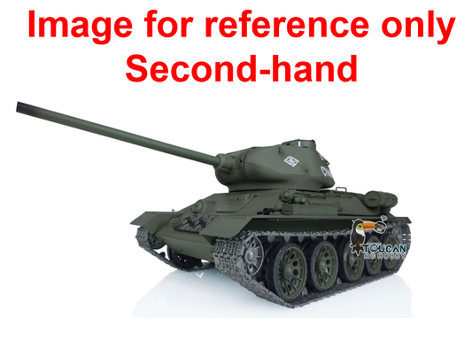 Second Hand Fast Shipping Henglong 1/16 7.0 Upgraded Metal Soviet T34-85 I FPV RC Tank 3909 360¡ã Turret