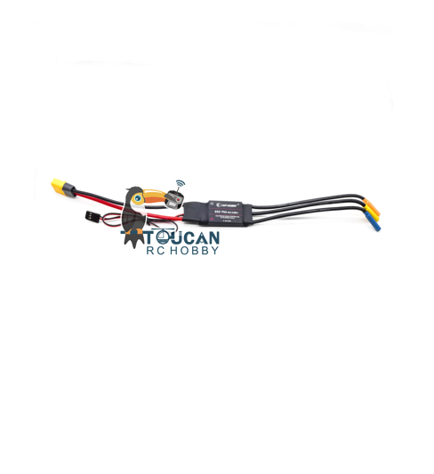One-way 60A Brushless ESC for 5055 Pump 1/12 1/14 Hydraulic RC Excavator Dozer