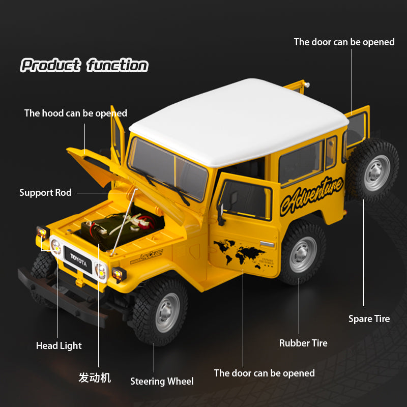 US Stock 4x4 1/16 HG RC Off-road Vehicles Electric Crawler Car FJ40