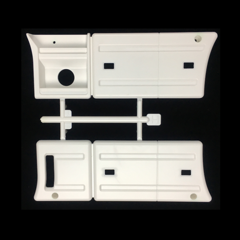 DIY Parts Plastic Gearbox Side Skirt Car Shell Cabin Battery Box Front Face Parts Bumper Second Plate Rear View Mirror Light Mudguard Sticker for 1/14 HH Tractor Truck Model